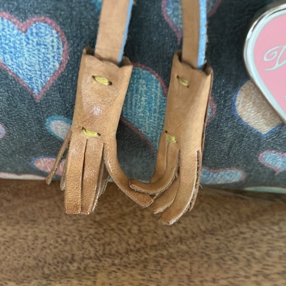 Dooney & Bourke satchel bag & mini wristlet phone case mommy daughter set - Picture 10 of 14